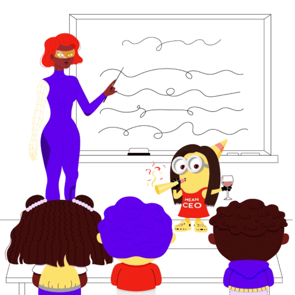Elona Musk helping a founder with a pitch deck