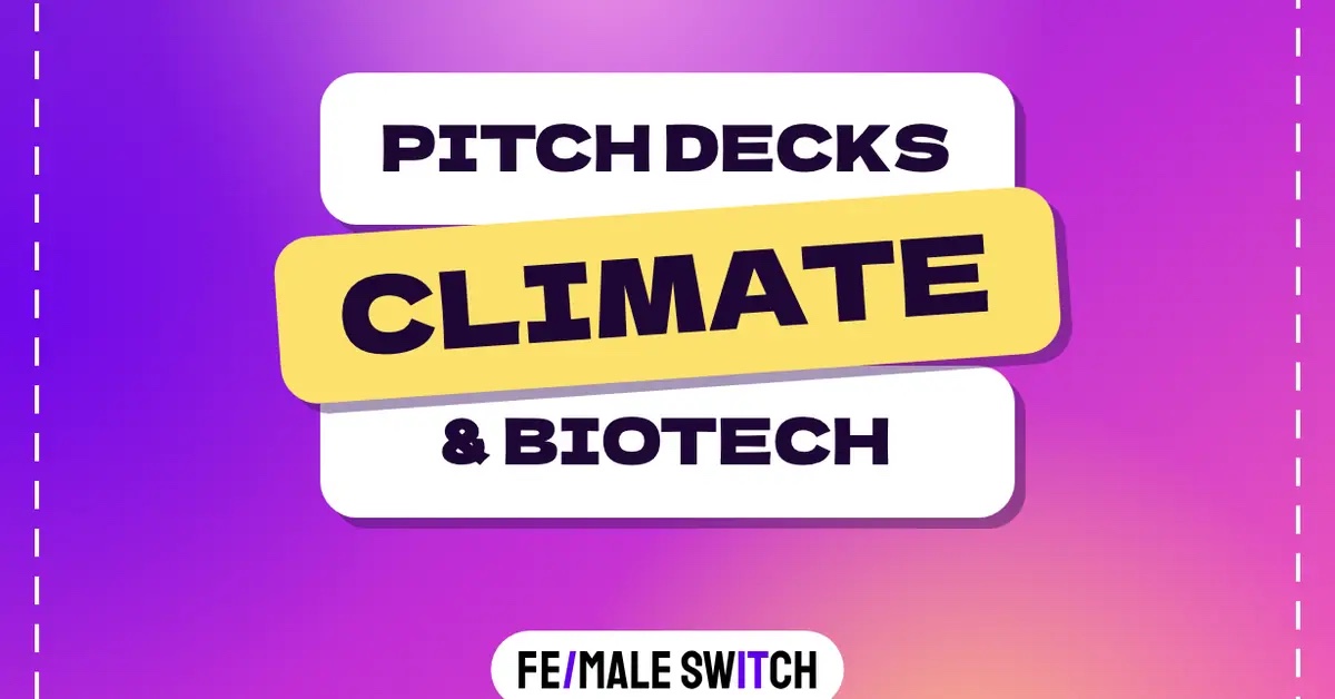 Pitch Deck Agencies for Climate Tech Startups, Energy and Biotech Founders