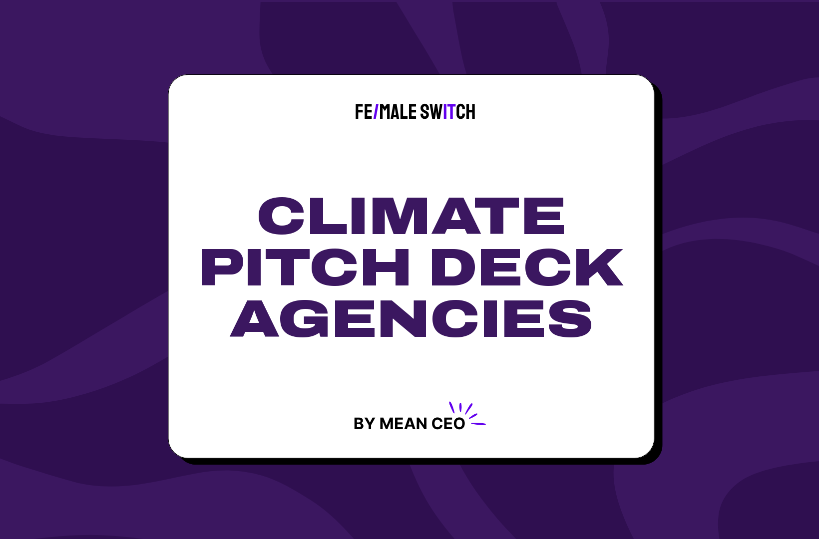 Pitch Deck Agencies for Climate Tech Startups, Energy and Biotech Founders